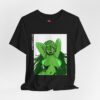 Green Anime Girl Graphic Tee — Sexy Monster Girl Illustration T-Shirt