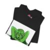 Green Anime Girl Graphic Tee — Sexy Monster Girl Illustration T-Shirt